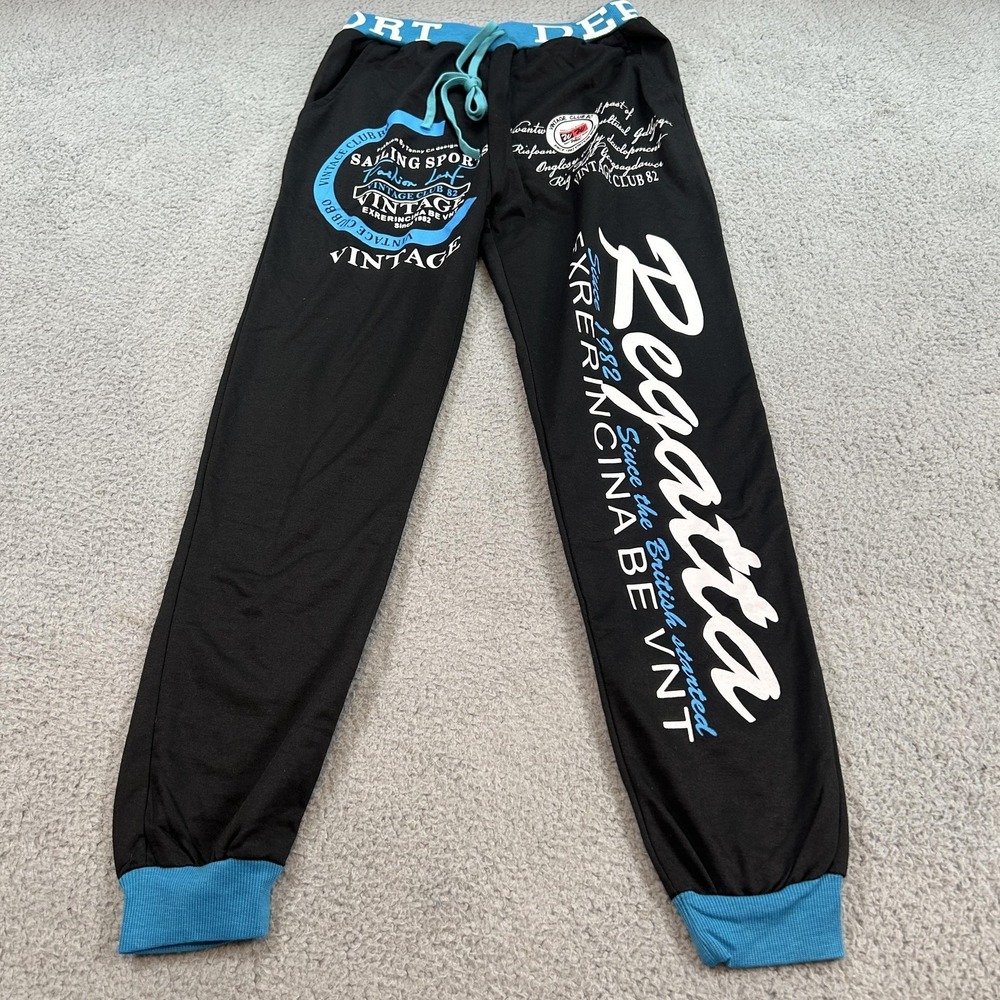 Cottory Jogger Pants Unisex XS Regatta Vintage Club 82 Athletic Lounge
